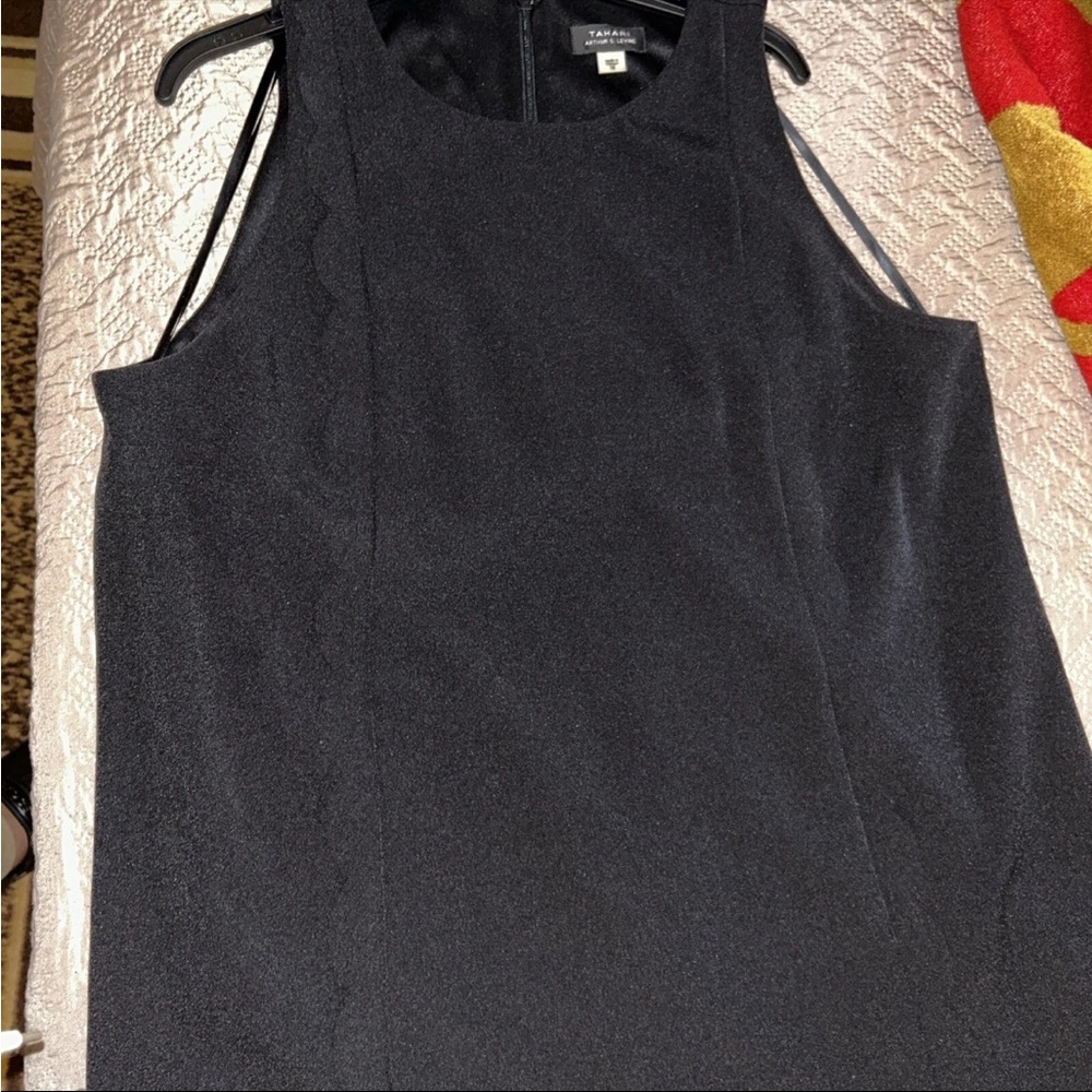 Tahara Sleeveless, Scalloped Front Dress Size 16
